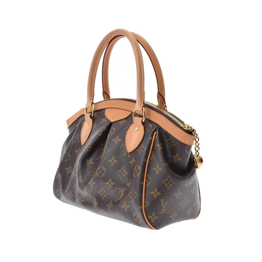 Louis Vuitton Canvas Monogram Tivoli Brown Handbag Brown